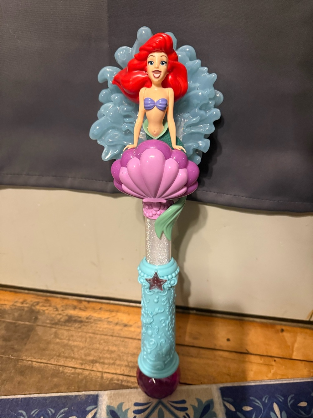 Disney Parks Ariel Light-Up Bubble Wand, The Little Mermaid . Works!